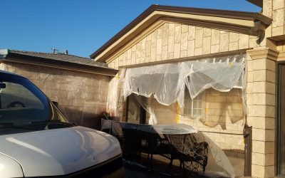 installation rain gutter